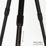 Folding Table Aktive Black 37 x 55 x 37 cm (4 Units)