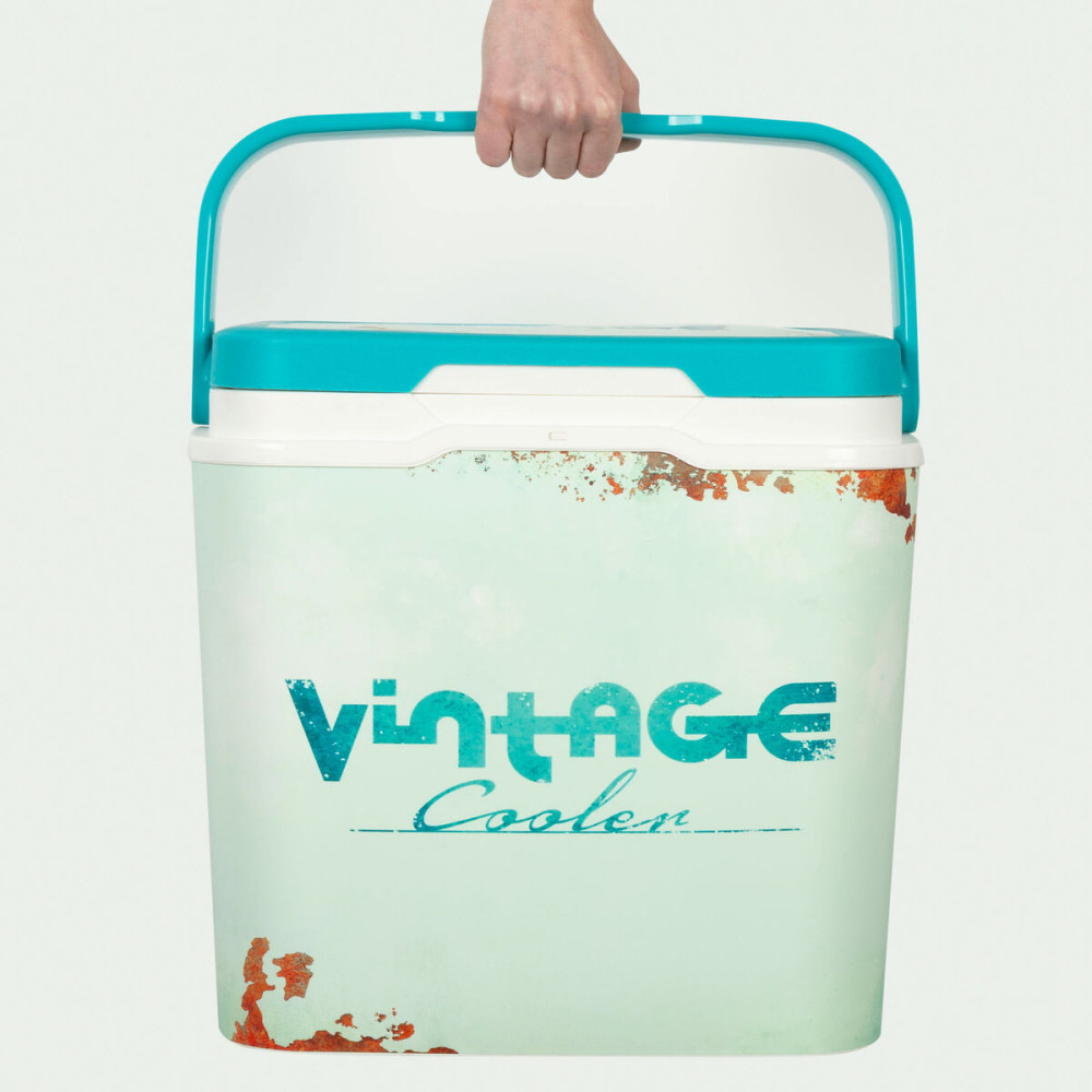 Portable Rigid Cooler Aktive 24 L 37 x 35 x 27 cm Blue (2 Units)