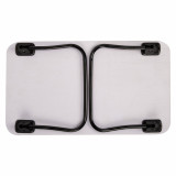 Folding Tray for Bed Max Home Wood Steel Melamin 53 x 22 x 30 cm 2 Units