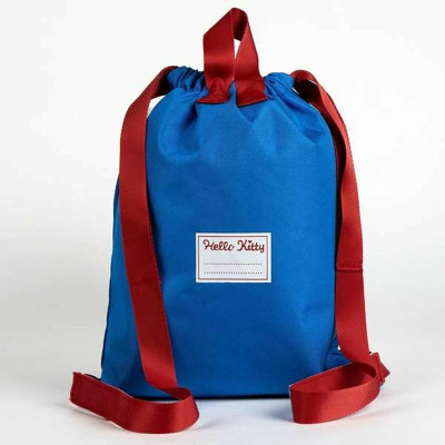 Backpack with Strings Hello Kitty Blue 27 x 33 cm