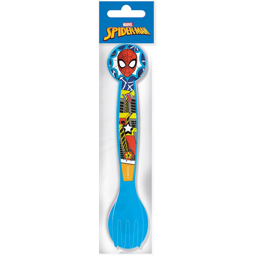 Cutlery set Spider-Man CZ11402 Multicolour Plastic 2 Pieces
