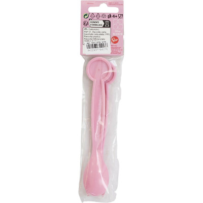 Cutlery set Minnie Mouse CZ11401 Pink Plastic 2 Pieces