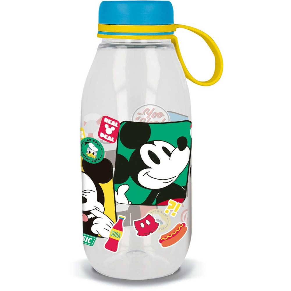 Water bottle Mickey Mouse CZ11358 460 ml Blue Silicone