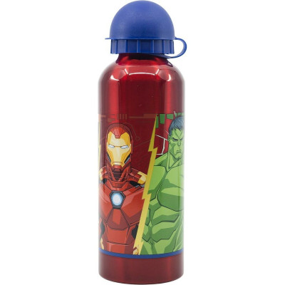 Water bottle The Avengers CZ11259 Red 530 ml Aluminium