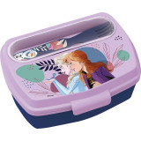 Lunchbox with Accessories Frozen CZ11271 Blue Plastic