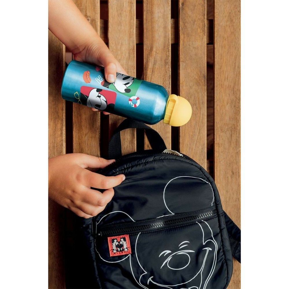 Water bottle Mickey Mouse CZ11262 530 ml Multicolour Aluminium