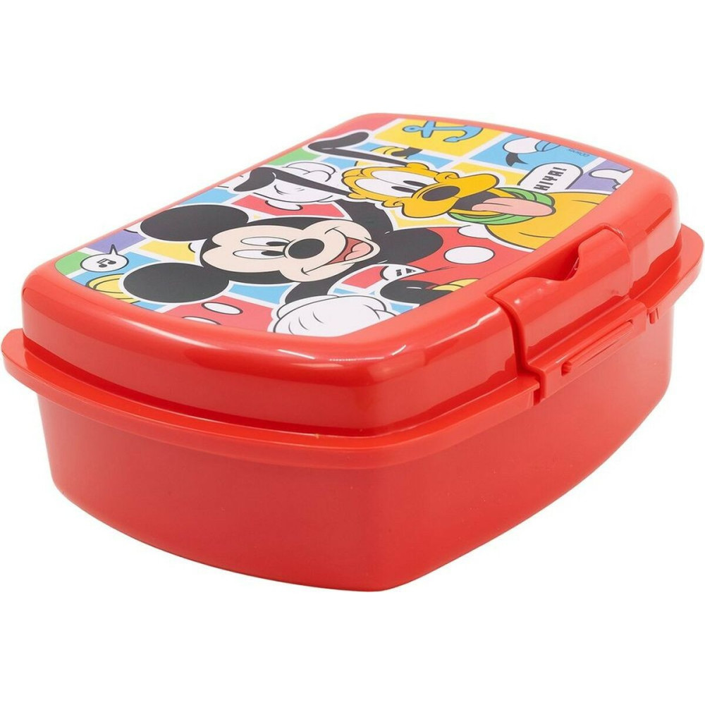 Lunchbox Mickey Mouse CZ11370 Red Plastic