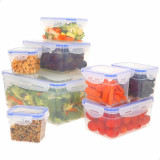 Set of Stackable Hermetically-sealed Kitchen Containers Max Home 27 x 12 x 20 cm 6 Units