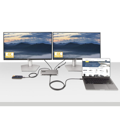 USB Cable Startech A40G2MB-TB4-CABLE Black 2 m