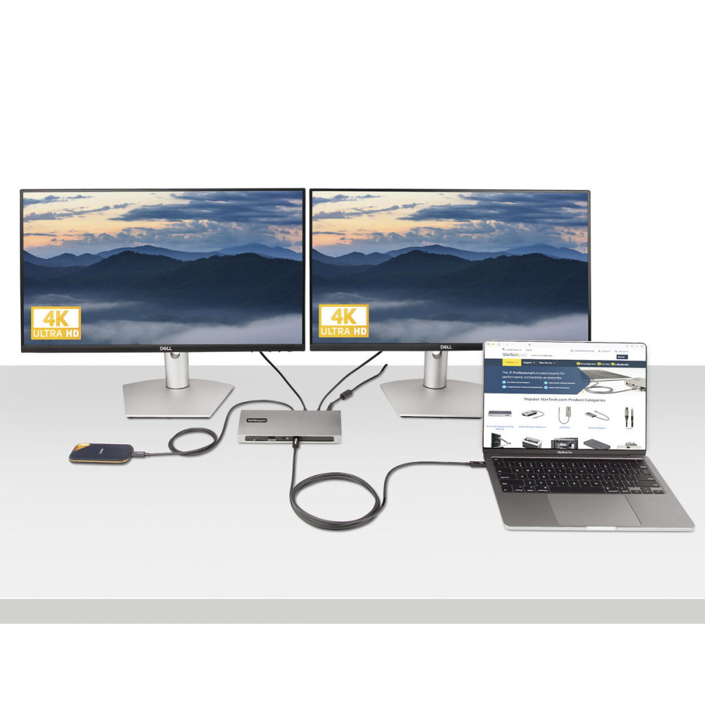 USB Cable Startech A40G2MB-TB4-CABLE Black 2 m