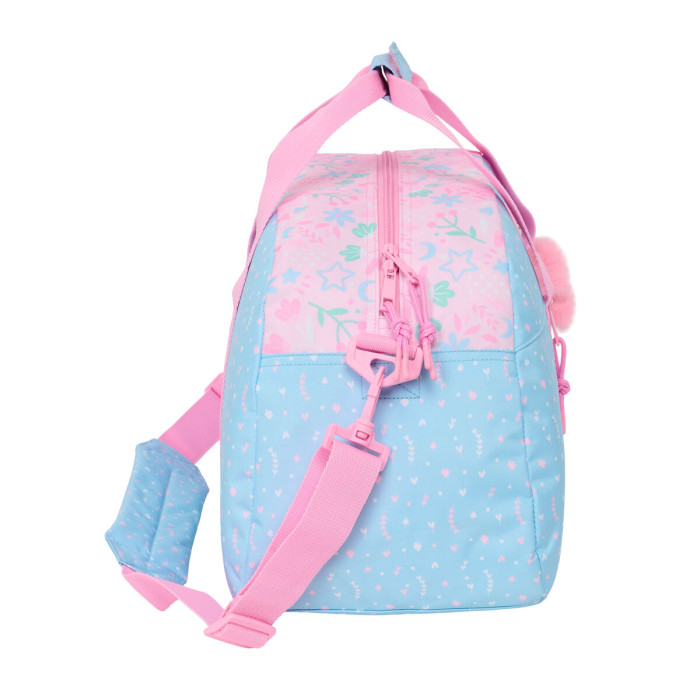 Sports bag BlackFit8 Smile Pink Light Blue 50 x 26 x 20 cm
