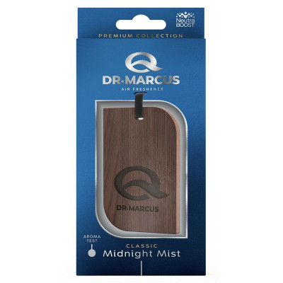 Car Air Freshener Dr Marcus Classic Midnight Mist Wood Pendant