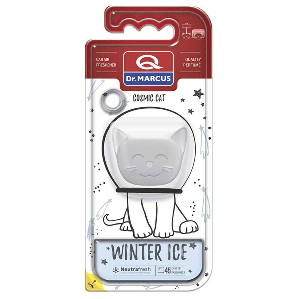 Car Air Freshener Dr Marcus Cosmic Cat ICE CHILL Plastic Pendant