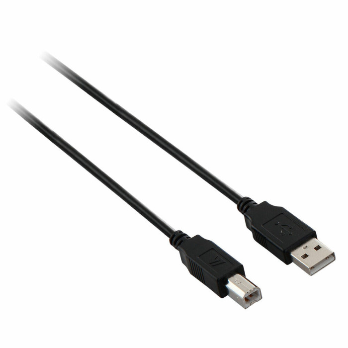 Cable Micro USB V7 V7N2USB2AB-10F Black 3 m