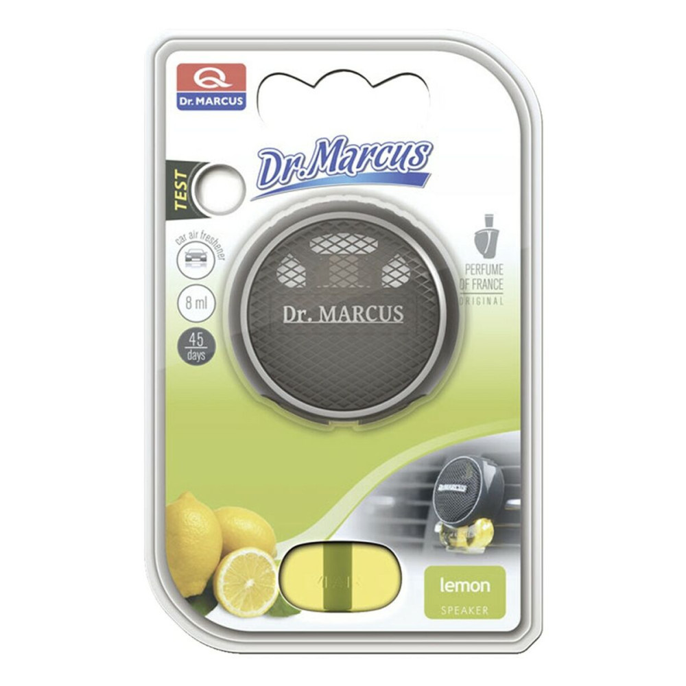 Car Air Freshener Dr Marcus Speaker Lemon 8 ml Plastic Fragrance (8 Units)