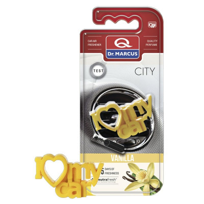 Car Air Freshener Dr Marcus City Vanilla Plastic Fragrance