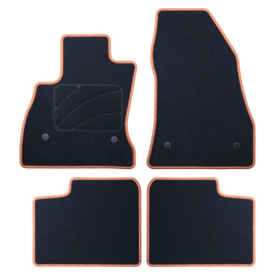 Car Floor Mat Set OCC Motorsport OCCFT0004YE FIAT 500L 5 Pieces