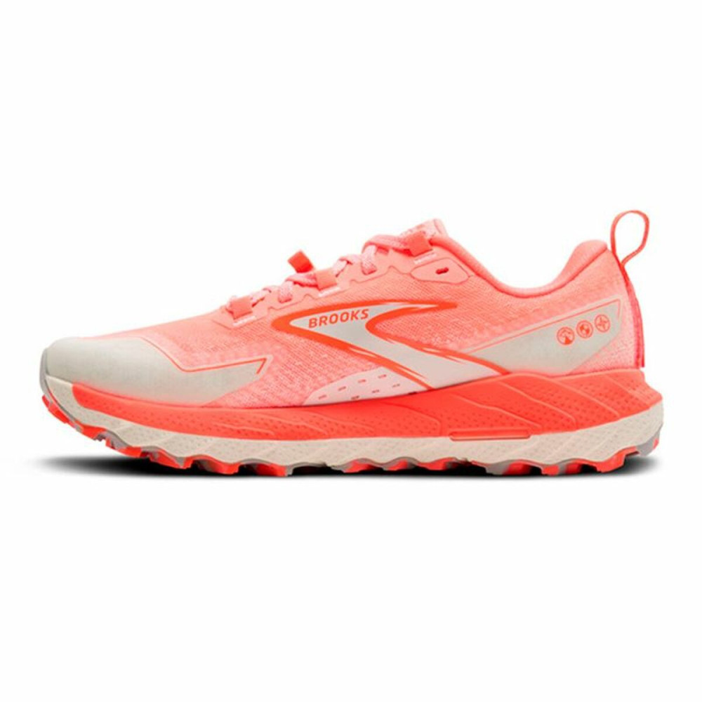Sports Trainers for Women Brooks Cascadia 18 Salmon