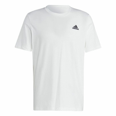Men’s Short Sleeve T-Shirt Adidas Essentials White