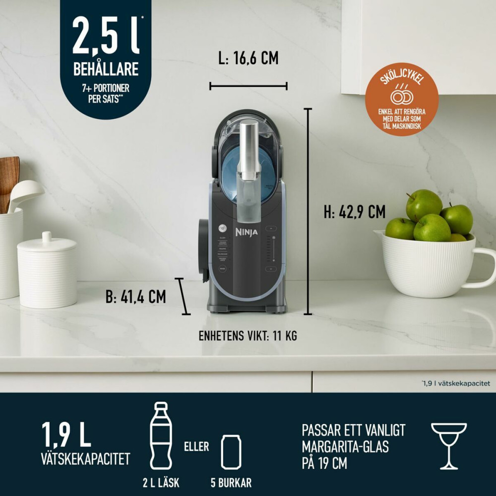 Ice Cream Maker NINJA Plastic 1,9 L