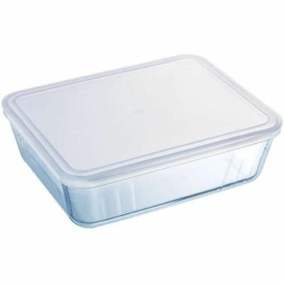 Food Preservation Container Pyrex White Transparent Rectangular 1,5 L