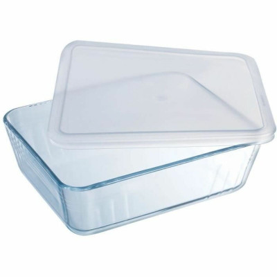 Food Preservation Container Pyrex White Transparent Rectangular 1,5 L