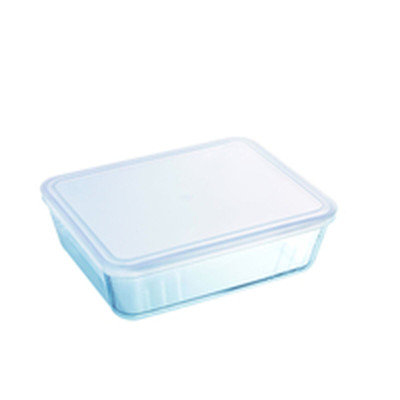 Food Preservation Container Pyrex White Transparent Rectangular 1,5 L