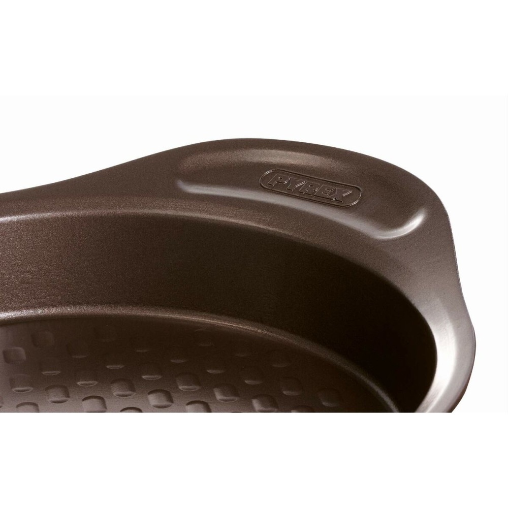 Cake Mould Pyrex Brown Black Metal