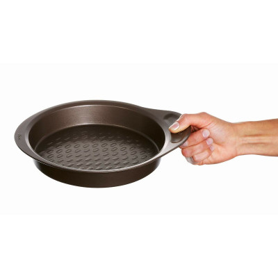 Cake Mould Pyrex Brown Black Metal