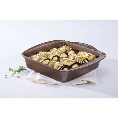 Oven Dish Pyrex Brown Metal