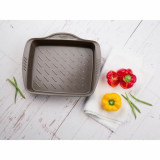 Non-Stick oven Tray Pyrex Brown Black Metal Steel