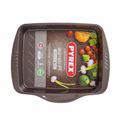 Baking tray Pyrex Brown Black Metal