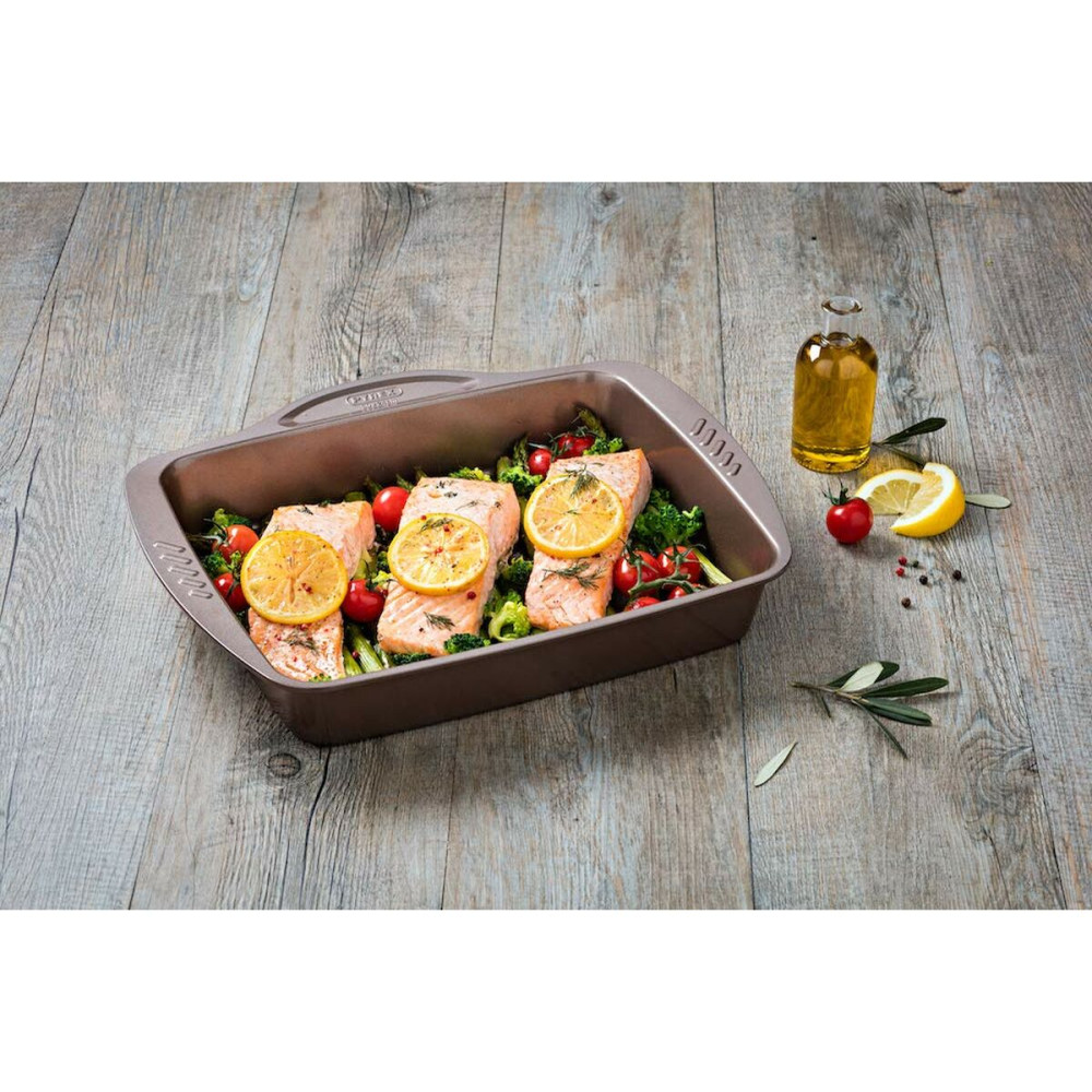 Baking tray Pyrex Brown Black Metal