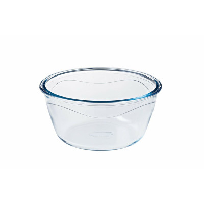 Food Preservation Container Pyrex Blue Transparent Circular 1,6 L (6 Pieces)