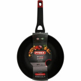 Wok Pan Pyrex Black Aluminium