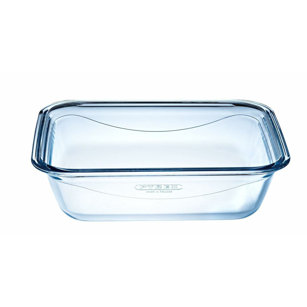 Food Preservation Container Pyrex Blue Transparent Rectangular