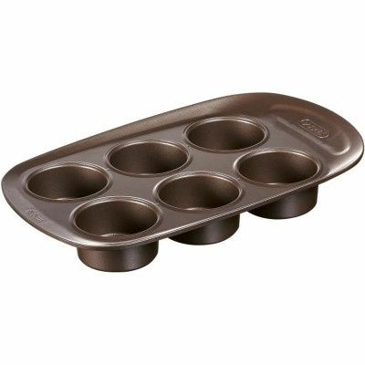 Muffin Tray Pyrex Brown