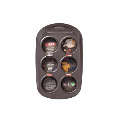 Muffin Tray Pyrex Brown