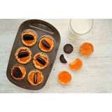 Muffin Tray Pyrex Brown