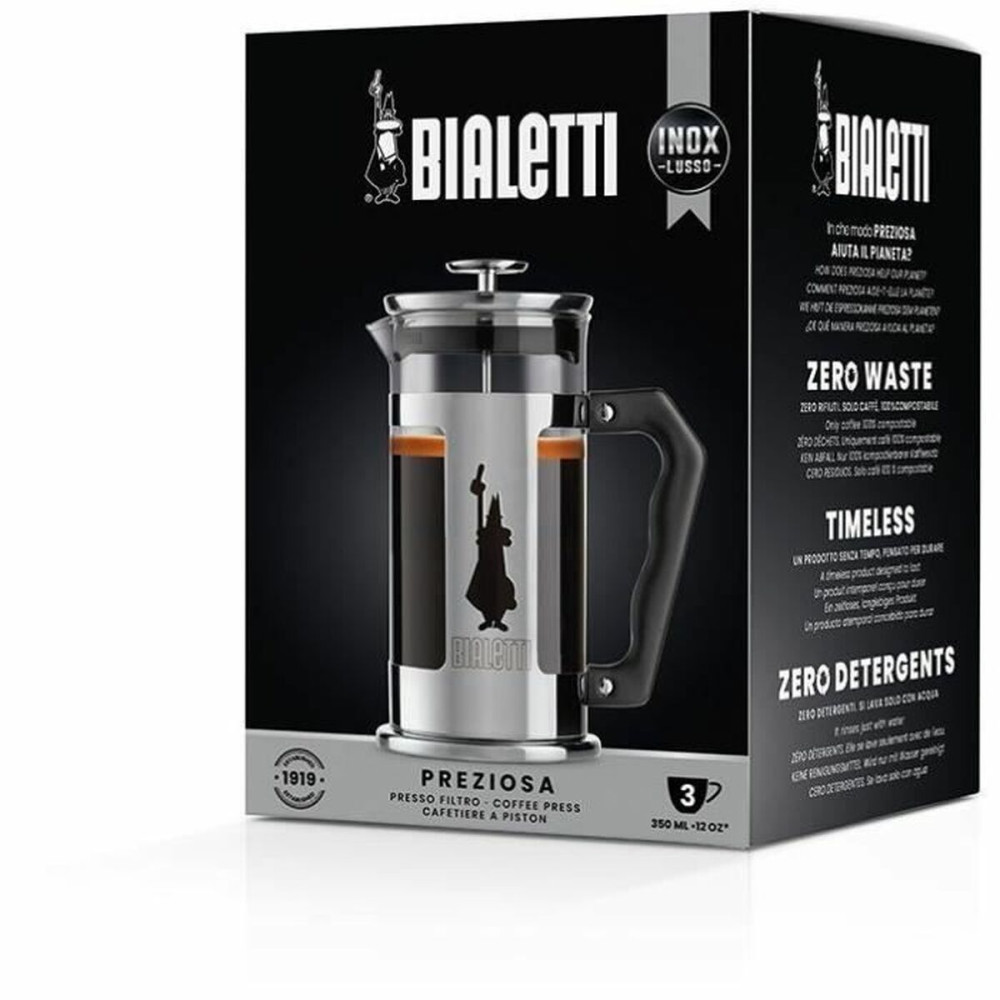 Cafetière with Plunger Bialetti Grey 350 ml