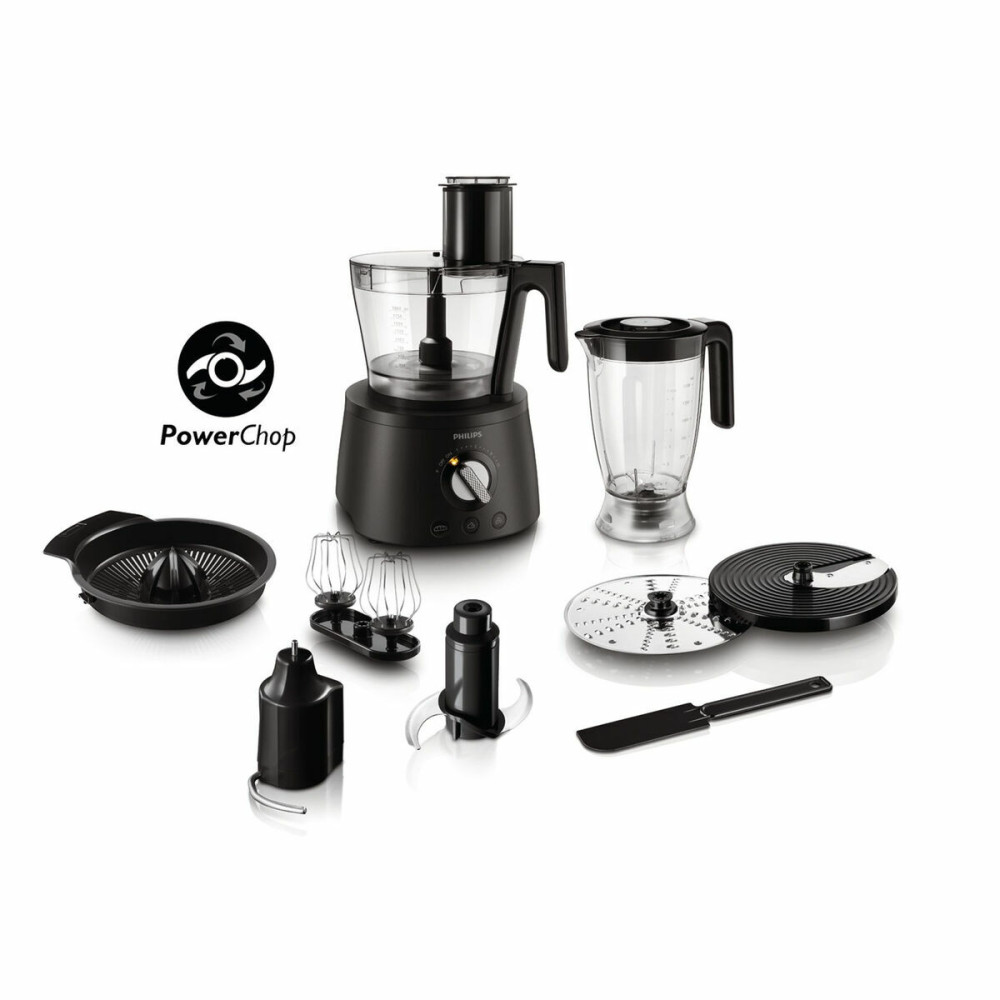 Food Processor Philips Black 1300 W