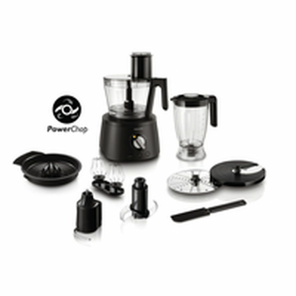 Food Processor Philips Black 1300 W