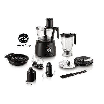 Food Processor Philips Black 1300 W