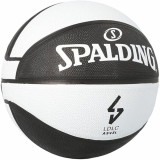 Basketball Ball Spalding Asvel Sz7 White Black (Size 7)