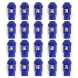 Set Nuts OMP 7075 40 mm M14 x 1,50 20 uds Blue