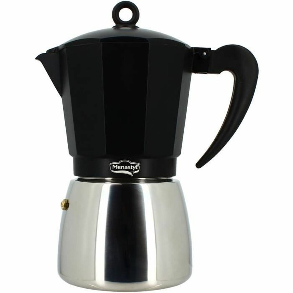 Italian Coffee Pot Menastyl Aluminium 12 Cups (12 Units)