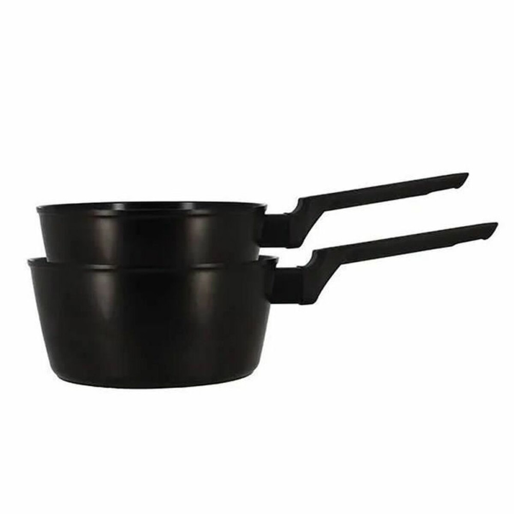 Saucepan Menastyl Aluminium Ø 18 cm Ø 20 cm 2 Pieces (2 Units)