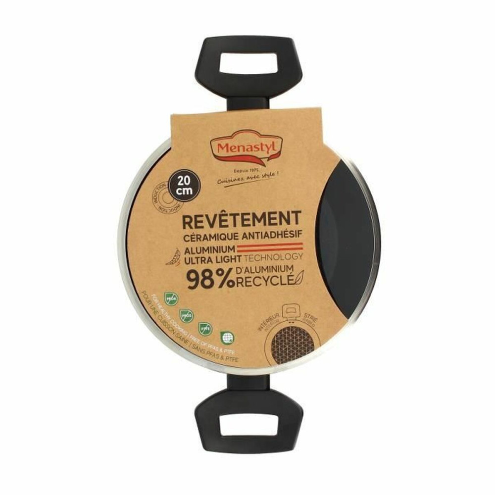 Casserole Menastyl Black Ø 20 cm