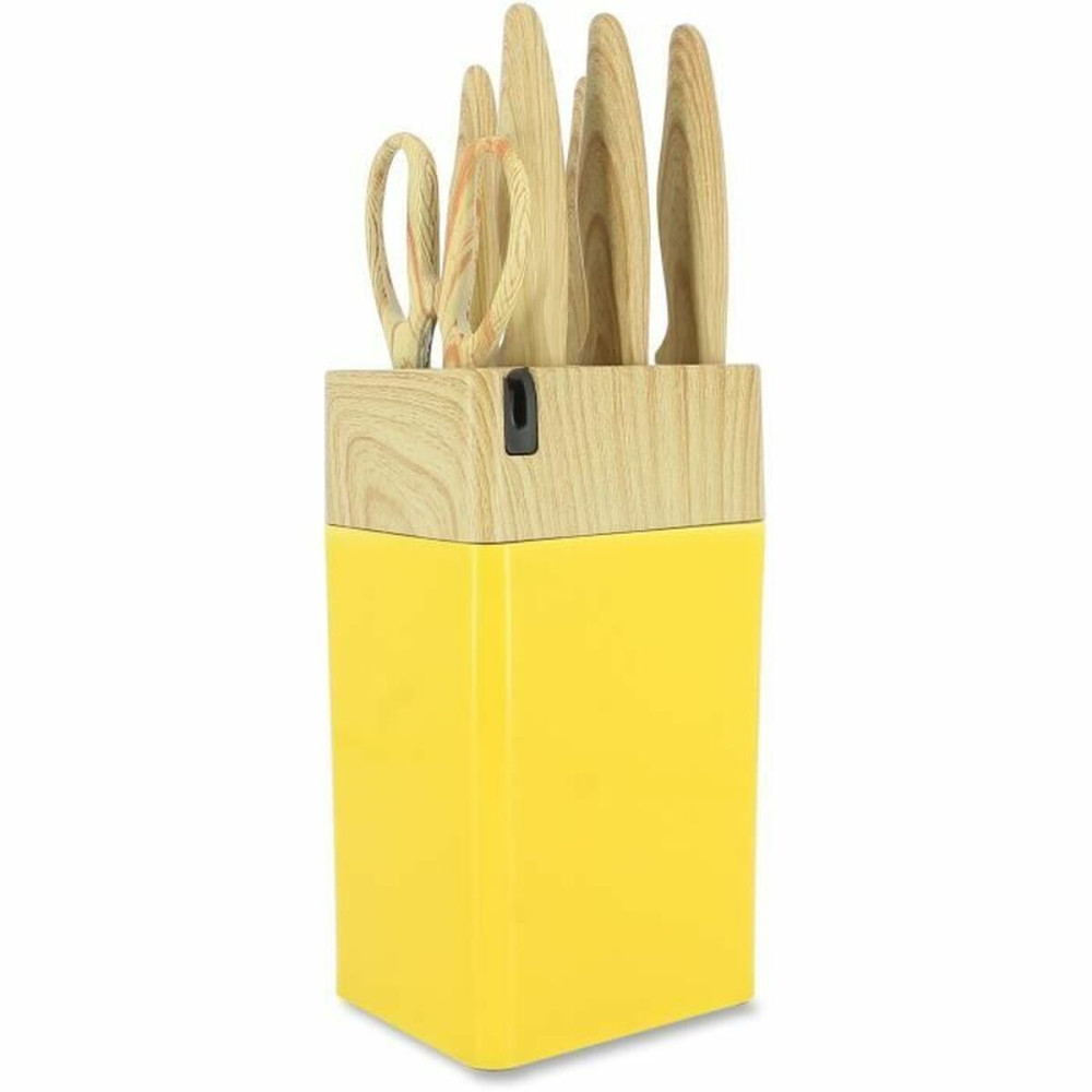 Knife Set Menastyl Yellow polypropylene 6 Pieces (6 Units)