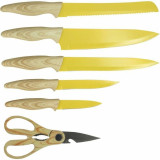 Knife Set Menastyl Yellow polypropylene 6 Pieces (6 Units)